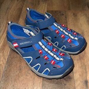 Merrell Navy and Red Adventure Sandals Size 1